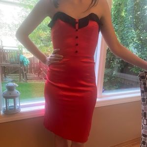 Betsey Johnson Vintage Strapless Dress 4